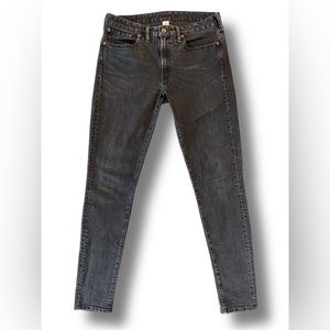 Double RL Denim Ralph Lauren Jeans Women Size 27 RRL Stretch Skinny Fit Black